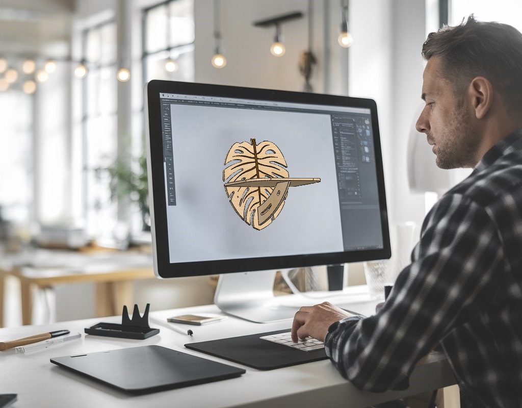 Półka według własnego projektu, tworzenie kociostrady roślinnej